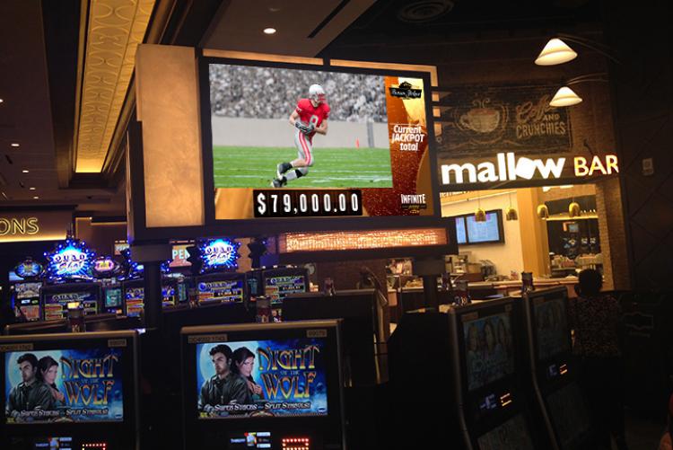 IPTV example in a Casino
